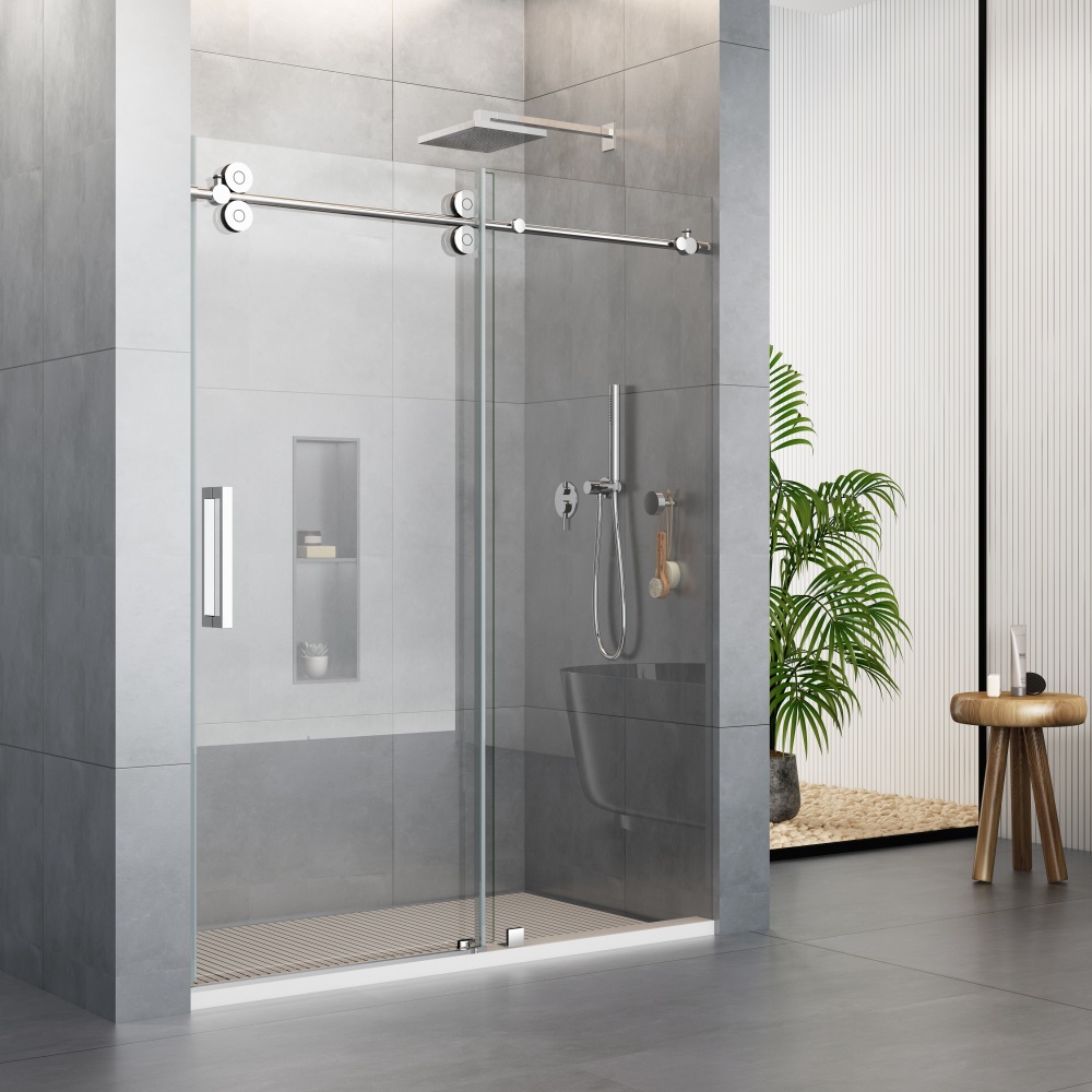D38CH Single Sliding Frameless Shower Door
