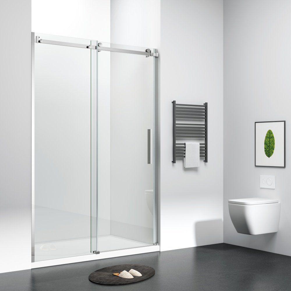 D32CH  Chrome Frameless Shower Door
