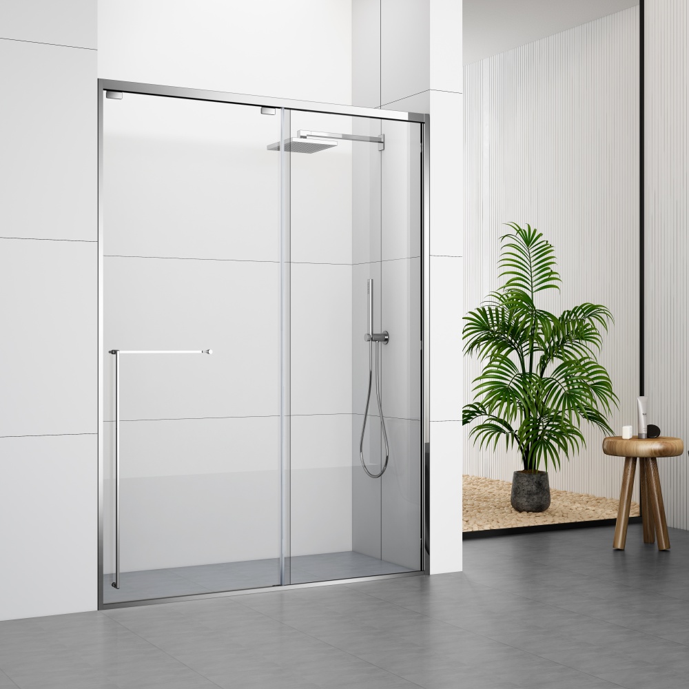 GD323CH  Minimalist Design Shower Doors With Single Sliding door